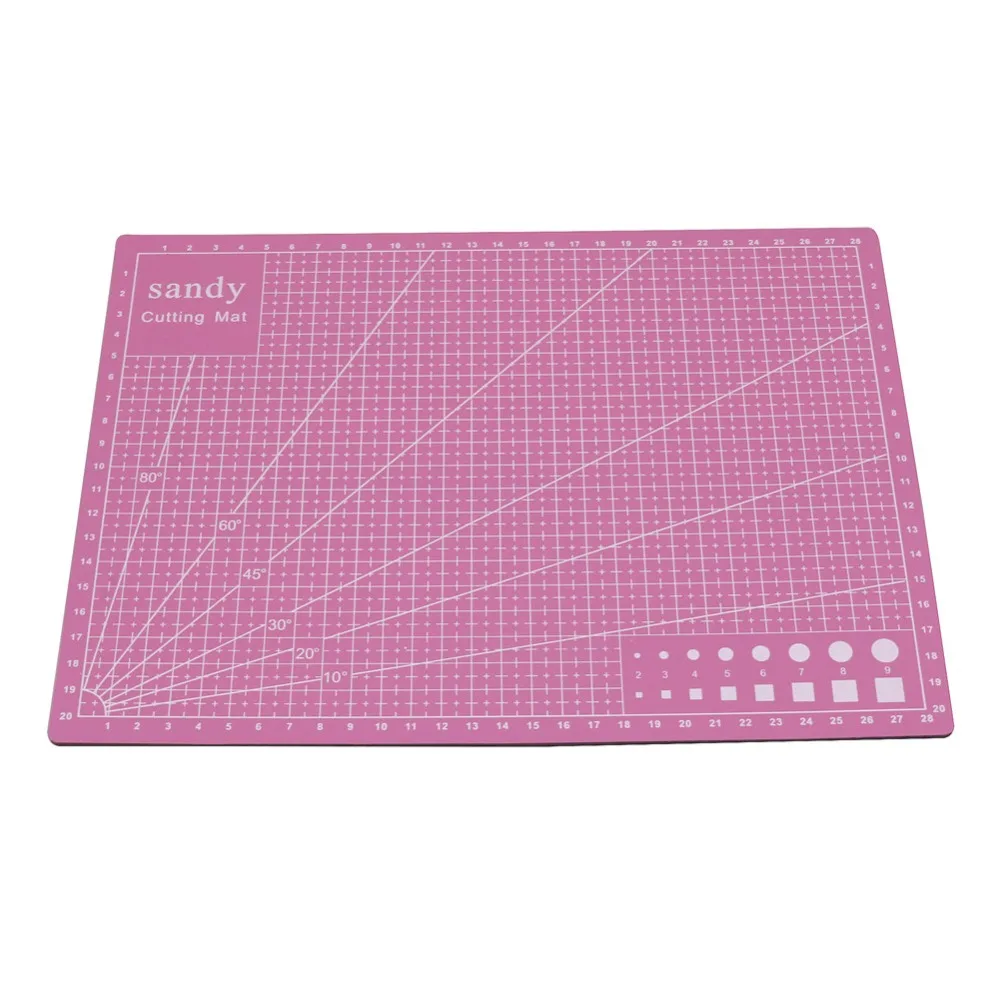GOOD QUALITY 1 pcs Cutting Mat 30 * 22 * 0.3cm Pink Exterior Sewing