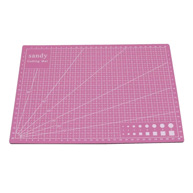 GOOD QUALITY 1 pcs Cutting Mat 30 * 22 * 0.3cm Pink Exterior Sewing