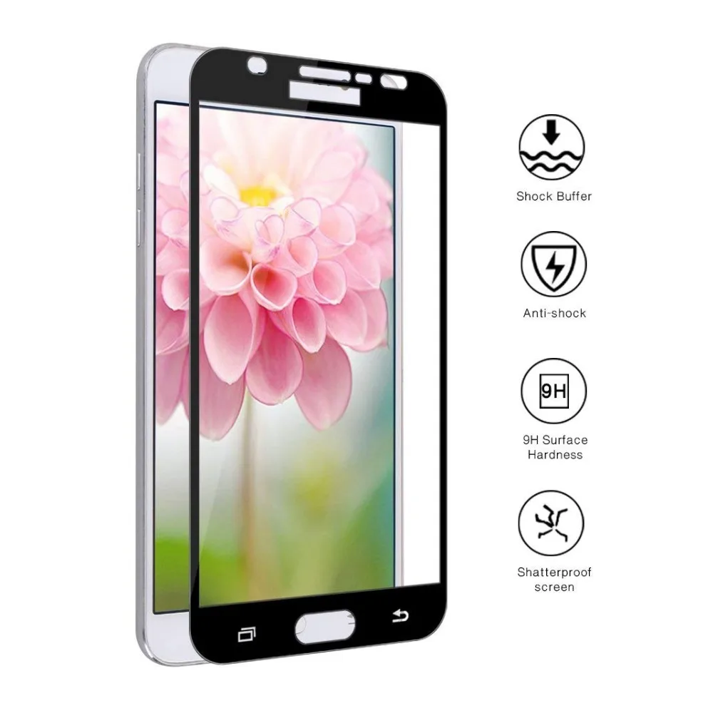 Закаленное стекло с полным покрытием для Samsung Galaxy J4 J6 A6 A8 2018 Защита экрана J3 J5 J7 2016