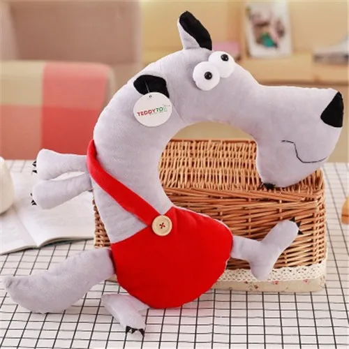 

Cartoon Animal U shap cushion pillow Plush Toys with soft Cartoon Plush Stuffed & Doll Baby Infant Child Toys Birthday Xmas Gift