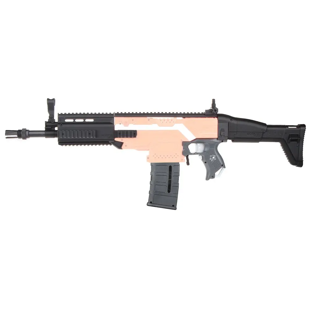 

Plastic Combo Pump Kit Decoration Set FN SCAR For Nerf N-stryfe Elite Toys Modify Accessory for Nerf Toys Game Player