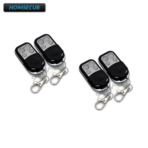 HOMSECUR 4Pcs A4 4CH Remote Control Keyfob For Our 433MHz font b Alarm b font System