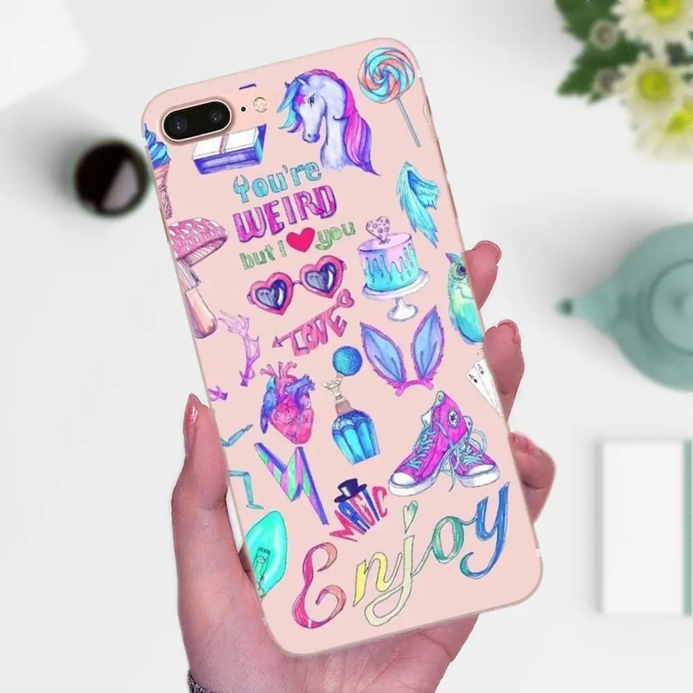 Girly Pastel Witch Goth мягкий модный чехол для Xiaomi Redmi Note 2 3 3S 4 4A 4X 5 5A 6 6A Pro Plus|Бамперы| |