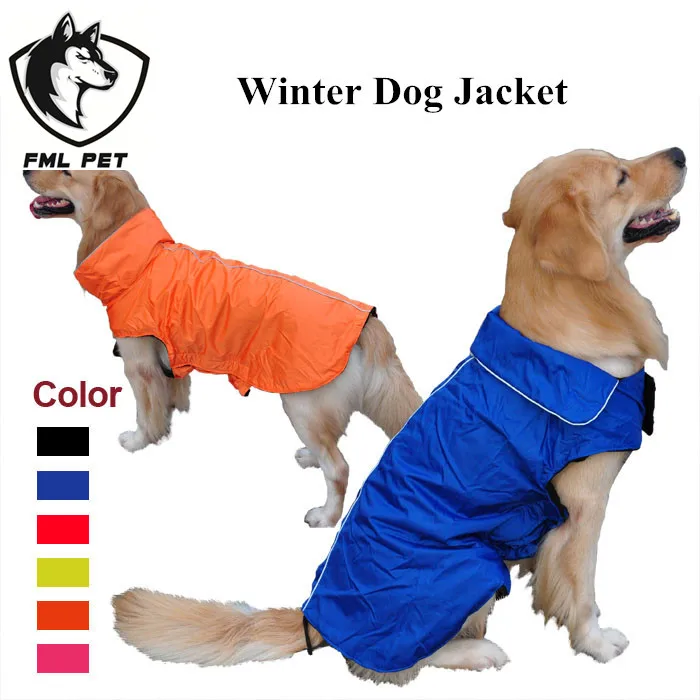 High Quality The Large Dog Jacket Golden Retriever Waterproof Pet