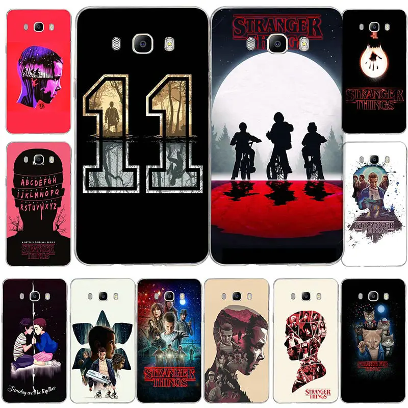 

For Samsung Galaxy A3 A5 A7 J1 J2 J3 J5 J7 2016 2017 Coque Shell Soft TPU Silicone Mobile Phone Cases Stranger Things Lights