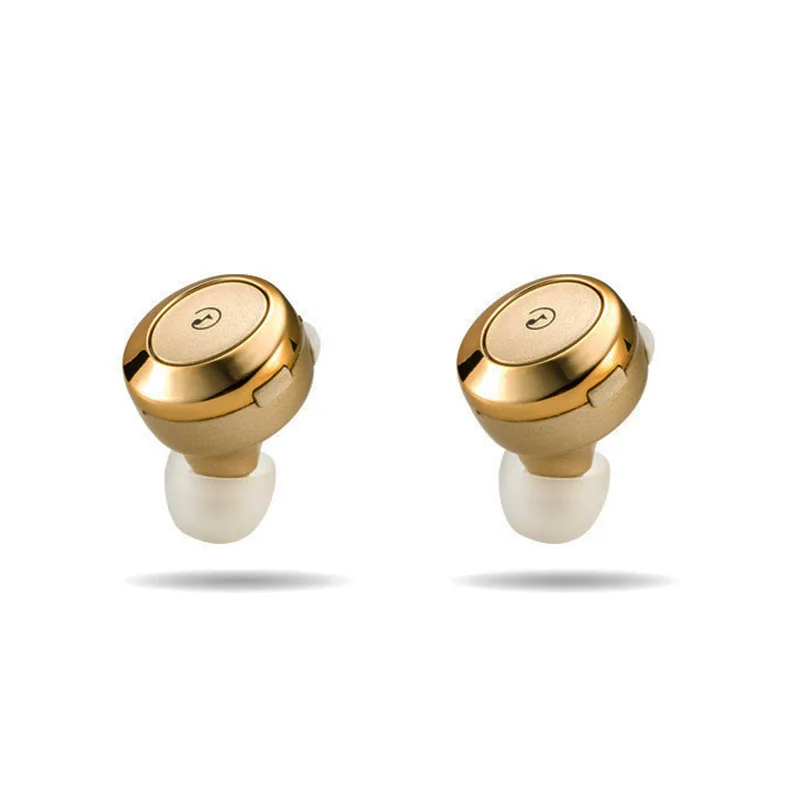 

XINQI Wireless Bluetooth Earphone  Mini Invisible Earpiece Stereo Metal  Headphones For IPhone HUAWEI  Xiaomi Millet Phone