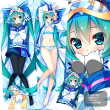 50X150CM Life-sized Snow Hatsune Miku voice Rabbit cartoon anime wall scroll picture mural poster art cloth canvas painting gift