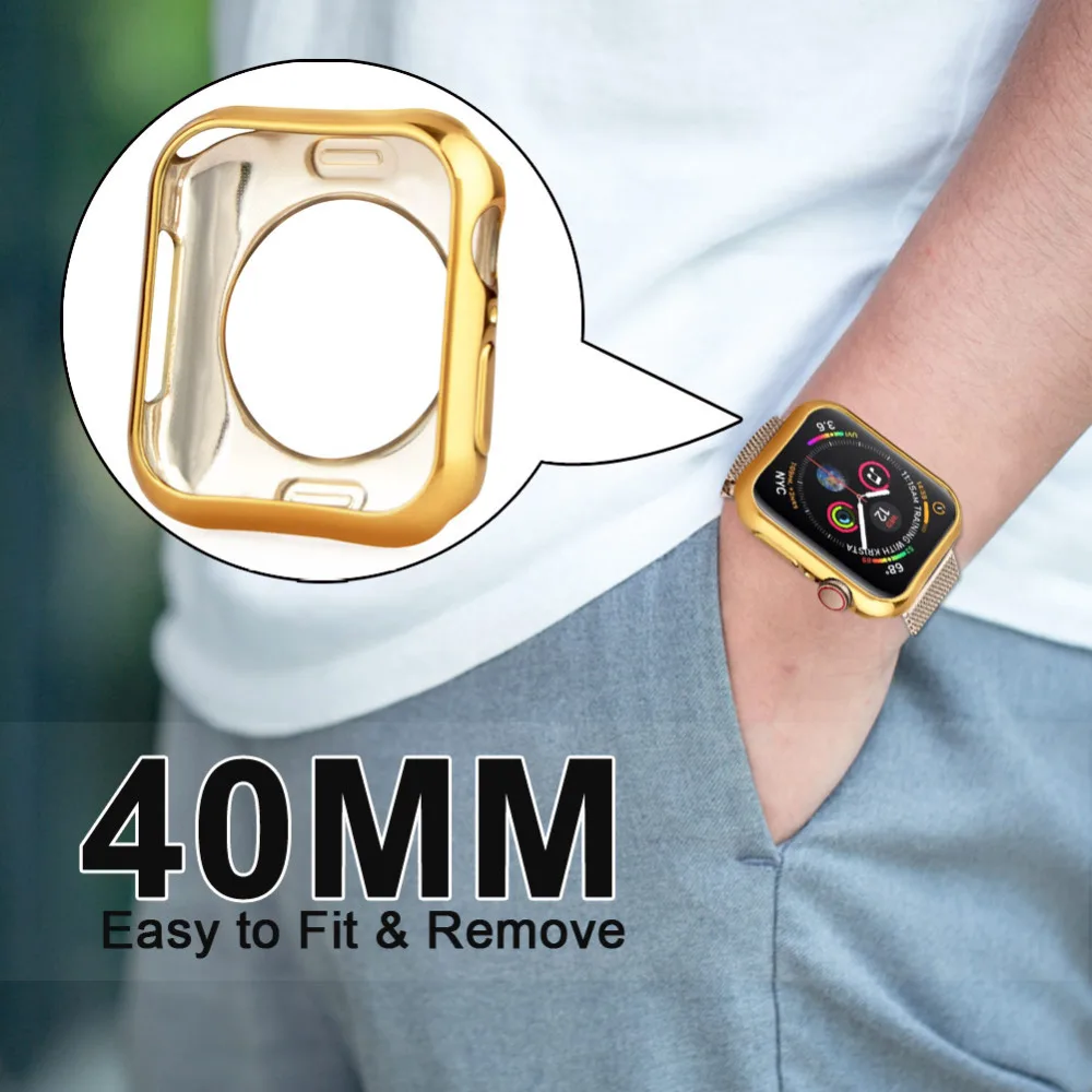Силиконовый защитный чехол для Apple Watch Series 4 40 мм 2019|Аксессуары наушников| |