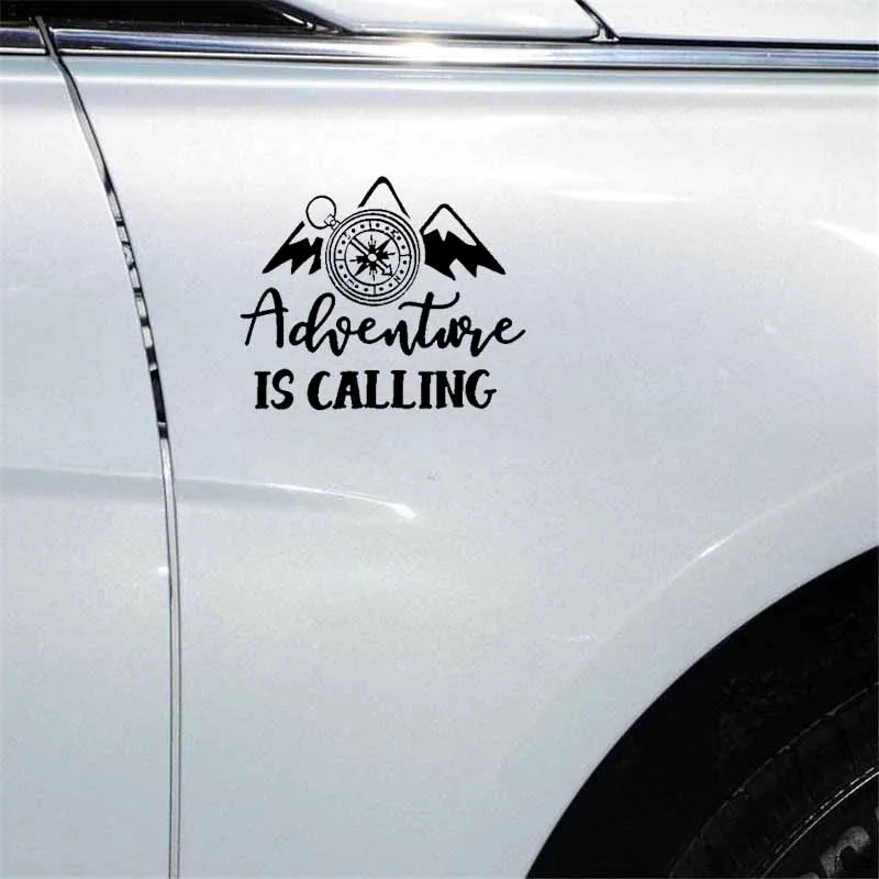 YJZT 17 8 см * 14 5 виниловые наклейки для автомобиля мотоцикла с надписью Adventure Is call