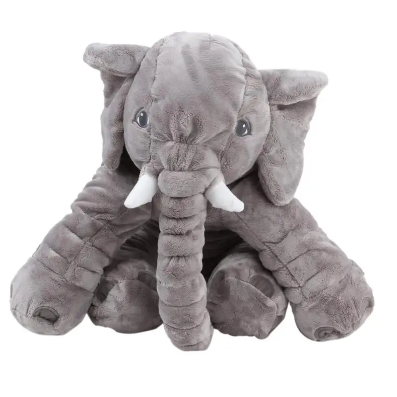

65cm Cartoon Toy Kids Sleeping Back Cushion Plush Elephant Shape Pillow Doll Birthday Gifts For Kids