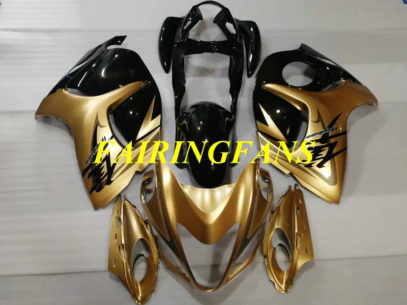 Комплект обтекателей под давлением для SUZUKI Hayabusa GSXR1300 08 09 10 15 GSXR 1300 2008 2009 2015 золотые