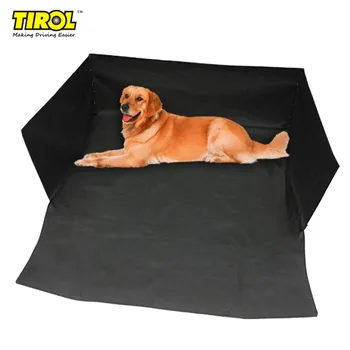 

TIROL Black Pet Seat Cover Waterproof Polyester and Washable Non Slip Backing Organizer for Cars, SUV, Vans & Trucks T14595b