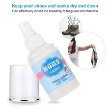 100 мл/бутылка носки обувь дезодорант спрей обувь вонь освежитель носки для удаления запаха спрей