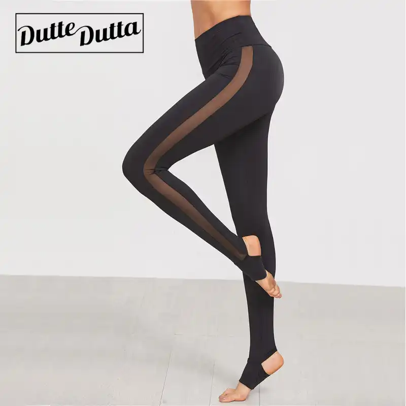 Striped see through leggings Clearance