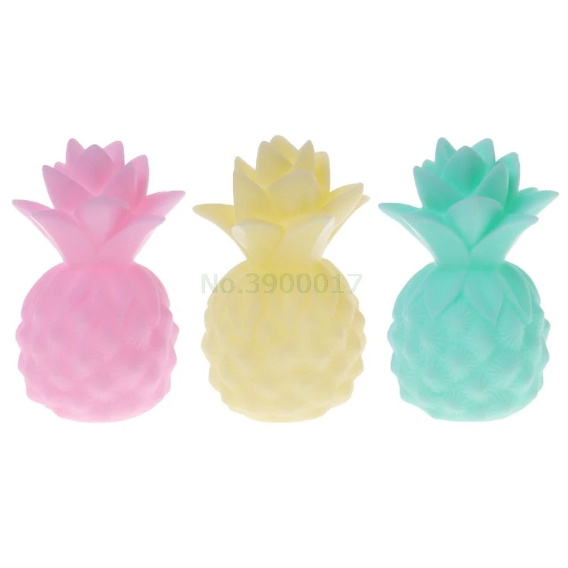 

Creative Night Lights Pineapple Led Lamp Soft Silicone Toy Light High Power Bright Desk Table Decor Night Lamp