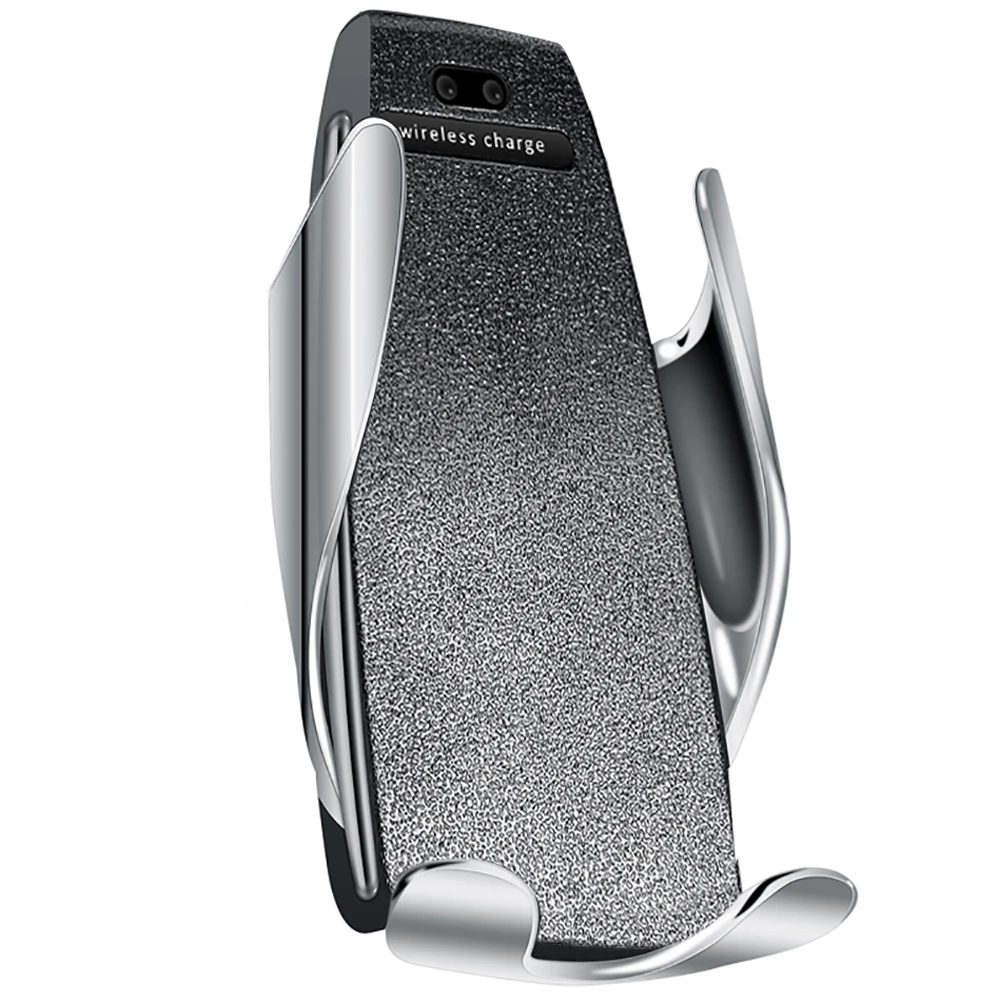 

10W Wireless Car Charger S5 Automatic Clamping Fast Charging Phone Holder Mount In Car for IPhone X Fast Wireless Charger