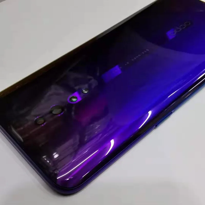 Задний корпус для OPPO Reno Z задняя крышка стеклянная батарея Чехол для Камеры len flash camp с логотипом Замена MIXUEWEIQI