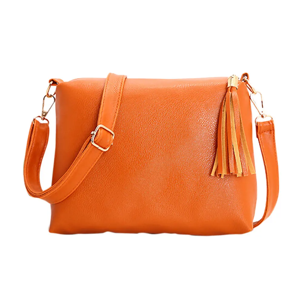 

Popular Handbags Mini PU Messenge Bag Small Diagonal Women One Shoulder Tassel Bags PO66