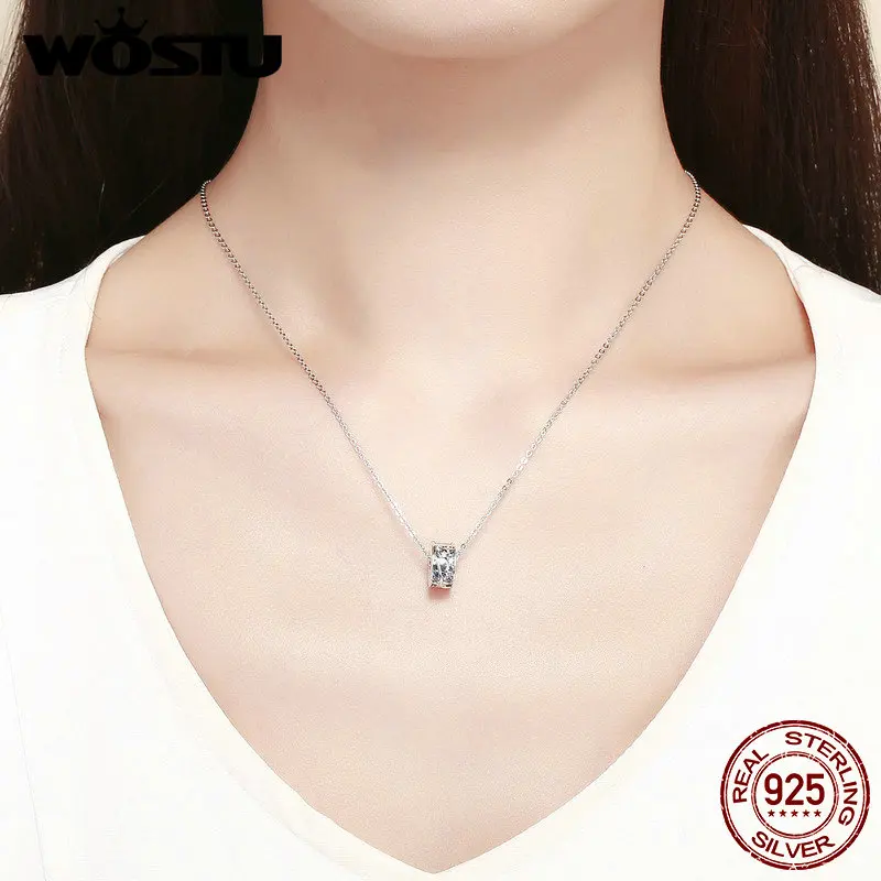 WOSTU Authentic 100% 925 Sterling Silver Universe Planet Beads Fit Charm Bracelet Pendant Delicate Elegant Jewelry Gift FIC985
