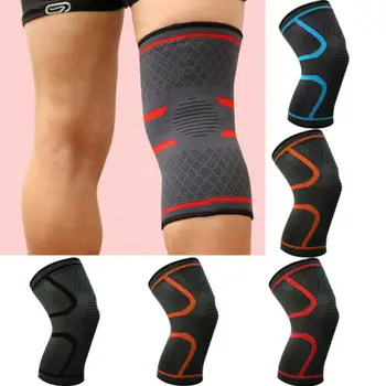 

2019 Elastic Compression Sleeve Knee Support Brace Knee Pads Basketball Running