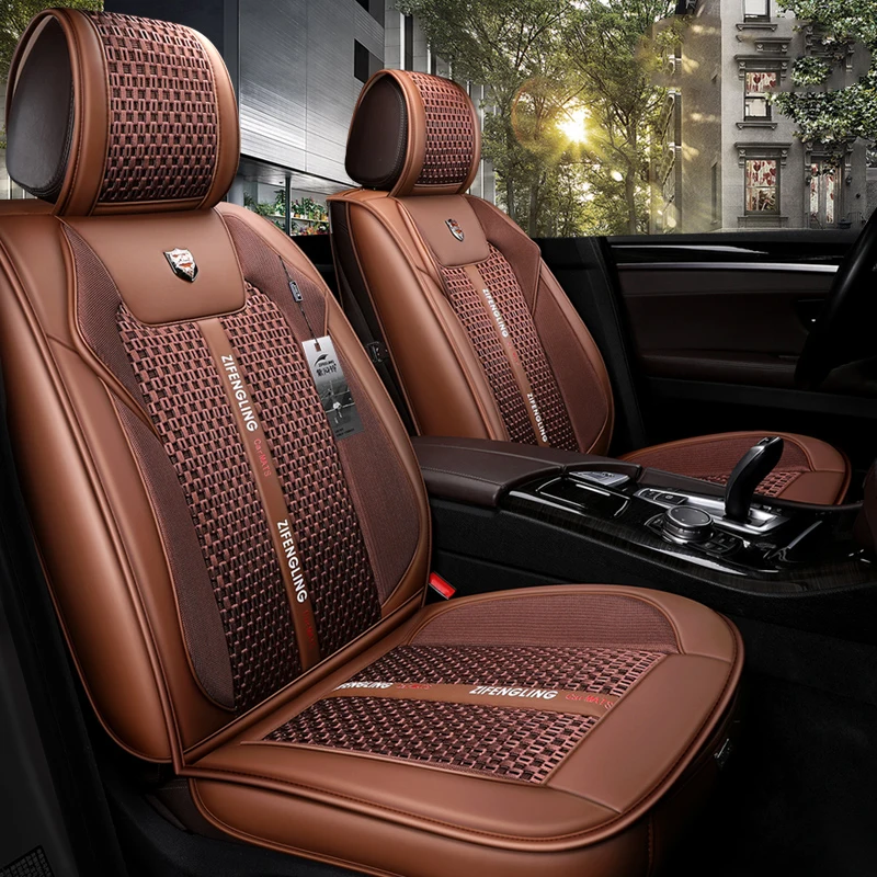 OUMANU 5Seats( Front+Rear)car styling Car Seat Covers for Porsche