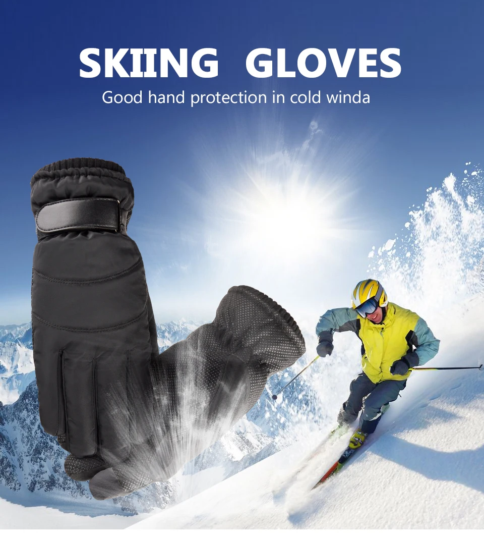 BLUERISE перчатки с подогревом для катания на лыжах водонепроницаемые ветрозащитные перчатки для катания на сноуборде с сенсорным экраном противоскользящие зимние мужские перчатки