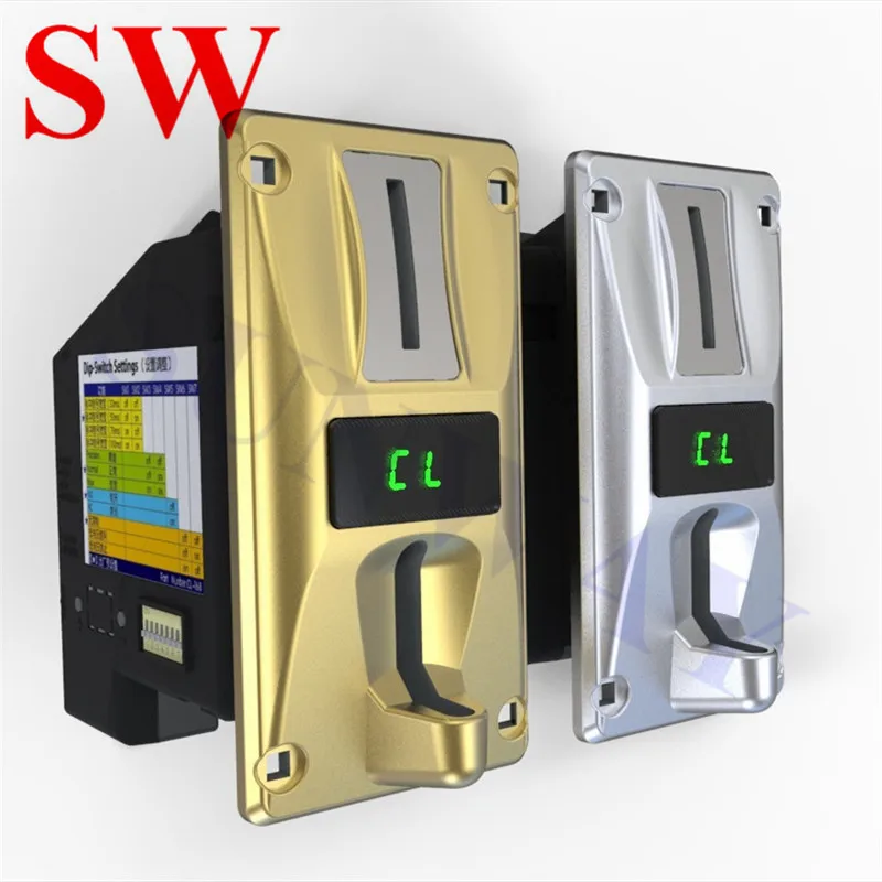 Hot Sale 1pcs Cl 168 Multi Coin Selector With Led Accept 3 Coins Gold Silver Coin Acceptor Vending Machines Arcade Part Replacement Parts Accessories Aliexpress