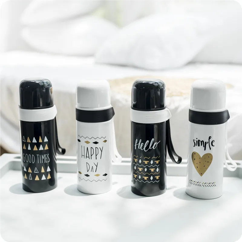 Fashion Creative Thermos Cup Stainless Steel Coffee Mug Mini Fashion Creative Thermos Cup Stainless Steel Coffee Mug Mini Small Insulated Water Bottle Hot Flask Mugs In Vacuum Flasks Thermoses From