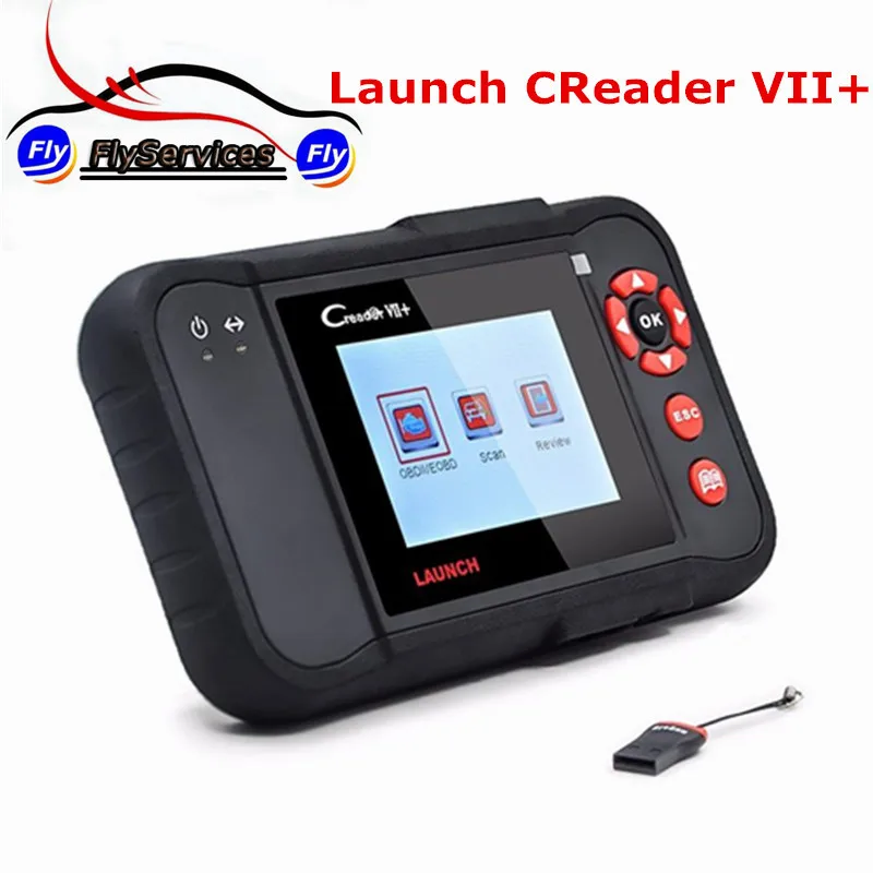 100% Оригинальные Старт Creader VII + Авто кодекса reader Функция как же, как Старт OBD2 EOBD сканер Старт CRP123 обновление онлайн