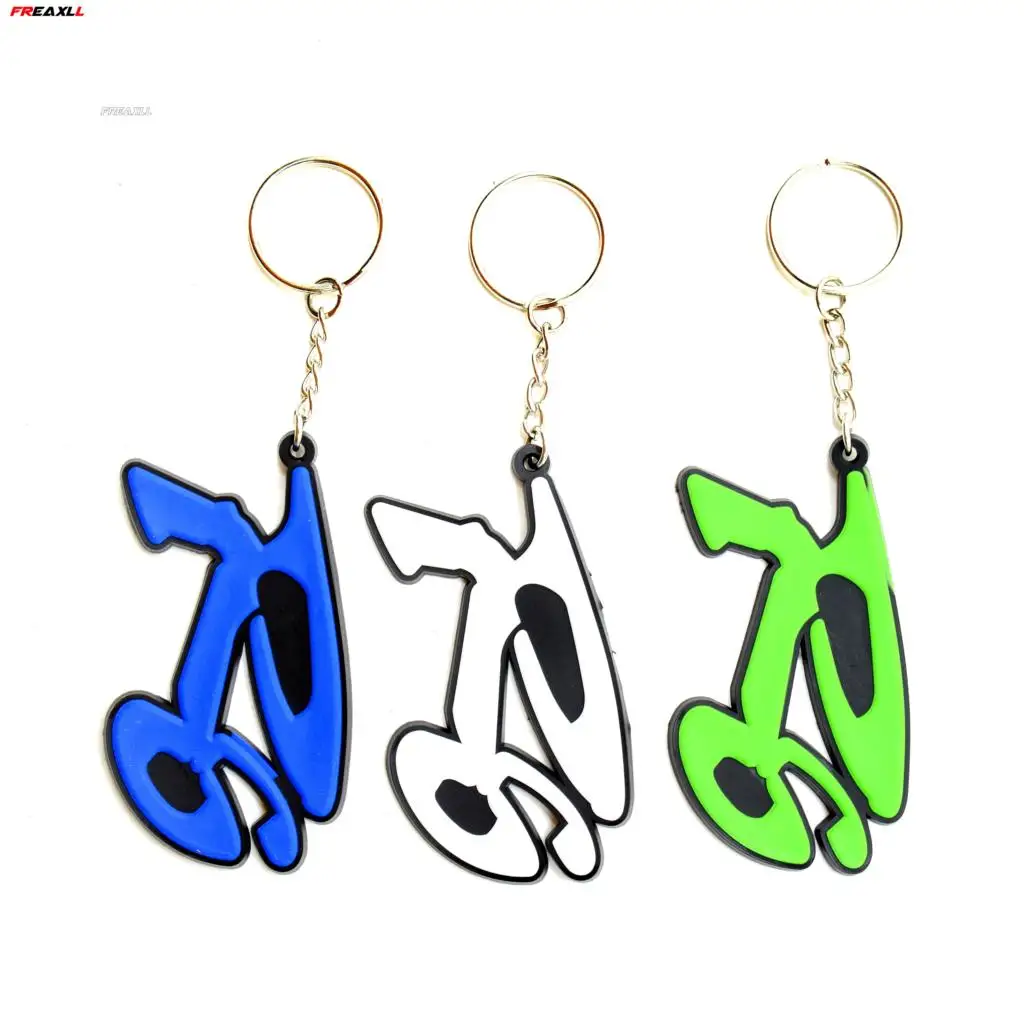 

Key Chain Motorcycle Accessories 3D Soft Rubber Motorcycle Keychain Motorbike Key Ring Moto Key chain keyring For Yamaha YZF R6