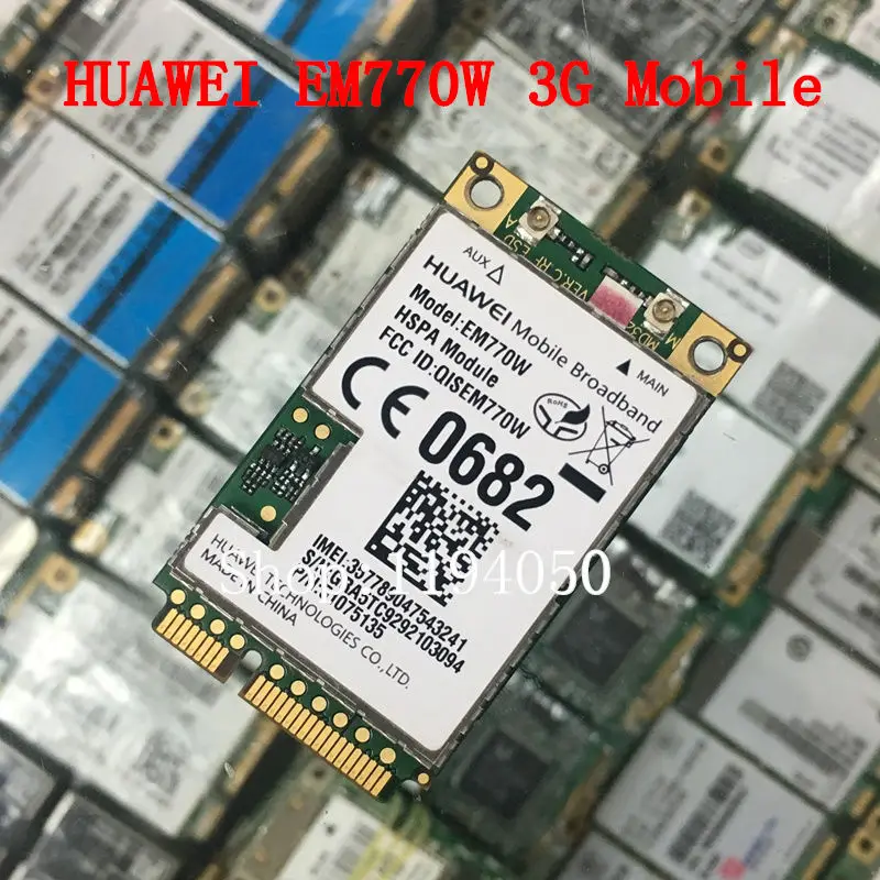 Разблокированный EM770W мини PCIE 3g WWAN мобильный широкополосный HSPA модуль HUAWEI EM770w 3g карта