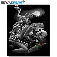 ROYALDREAM DIY живопись по номерам холст Painitng домашний настенный художественный Рисунок Раскраска по номерам для домашнего декора