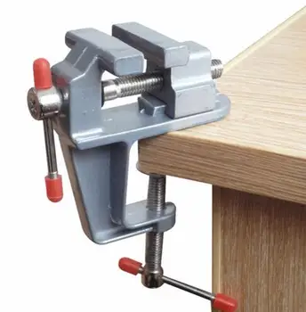 

Mini Table Bench Vise Small Work Crafts Arts Detailing Workbench Jewelry Making Hobbies Finishing Modeling Round Objects Tool
