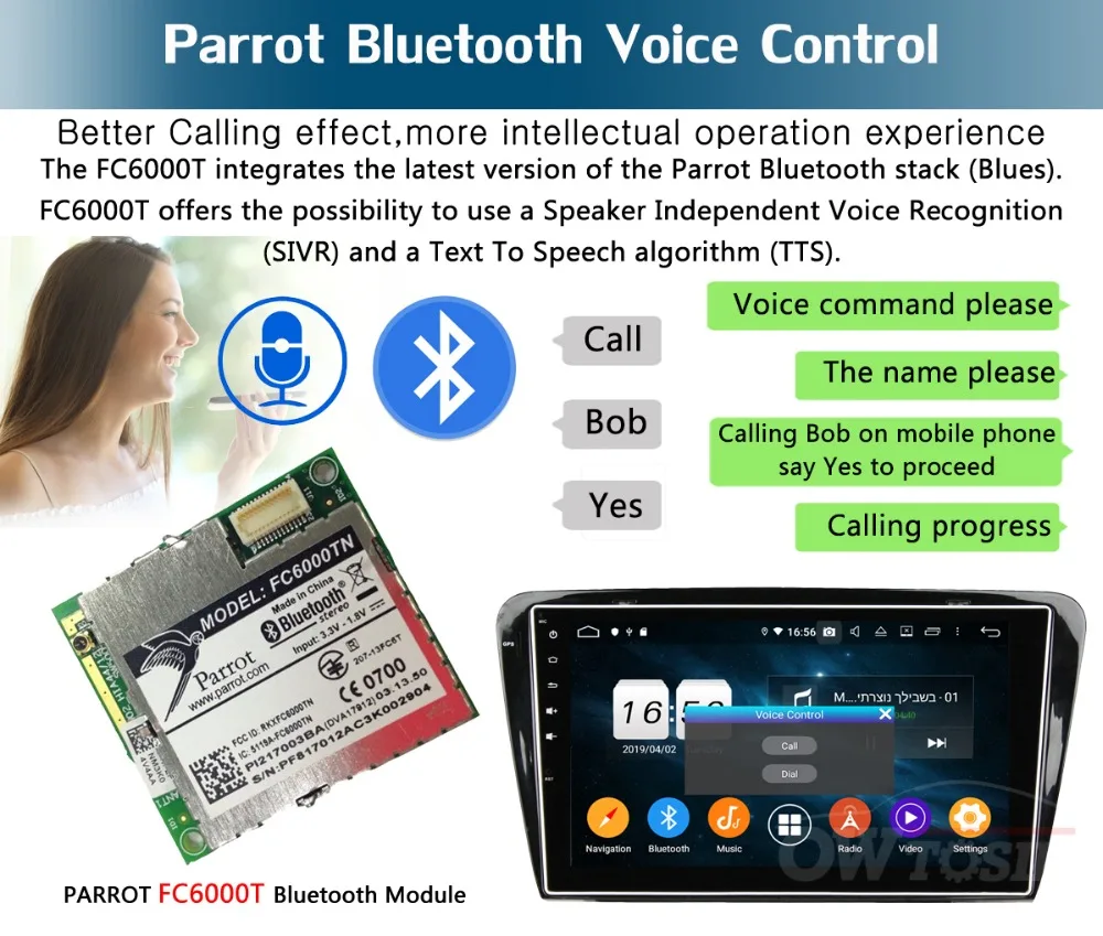 10," ips Android 9,0 Восьмиядерный 4G+ 64G Автомобильный dvd-плеер для Skoda Octavia Радио стерео DSP CarPlay Parrot