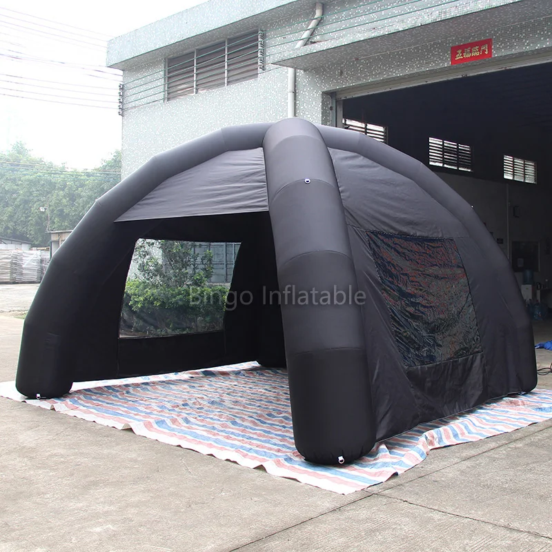 4*4m black inflatable tent spider tent with 2 Transparent windows toy tent 4*4m black inflatable tent spider tent with 2 Transparent windows toy tent