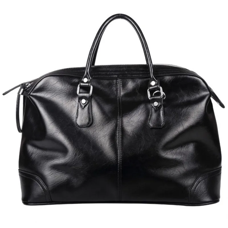 

Large Capacity Male PU Leather Travel Bag Men Casual Business Luggage Man Handbag Multifunction Shoulder Computer Bags Bolsos