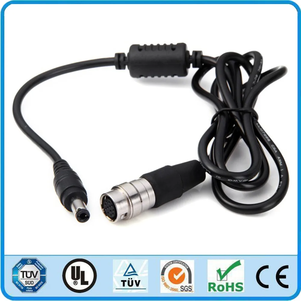 DC 12 V штекер до 12 Pin кабель hirose для Fujinon Canon Nikon Servo Zoom объектив B4 крепление 2/" кабель питания