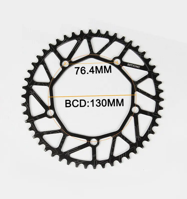 LITEPRO складной дорожный MTB XC велосипед узкая широкая цепь из колец цепь кольцо в виде цепочки BCD 130 мм 50/52/54/56/58T