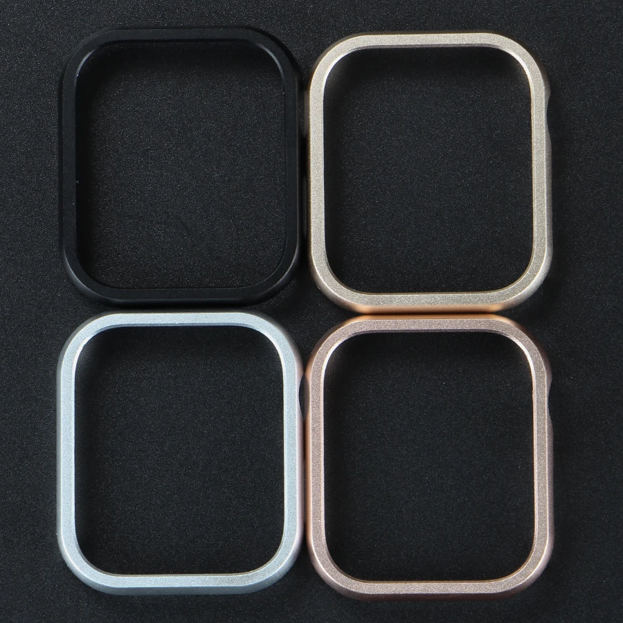 

Aluminum Metal Protective Frame Hard Case Cover For Apple Watch Series 1 2 3 38mm 42mm Series 4 40mm 44mm Protector Case