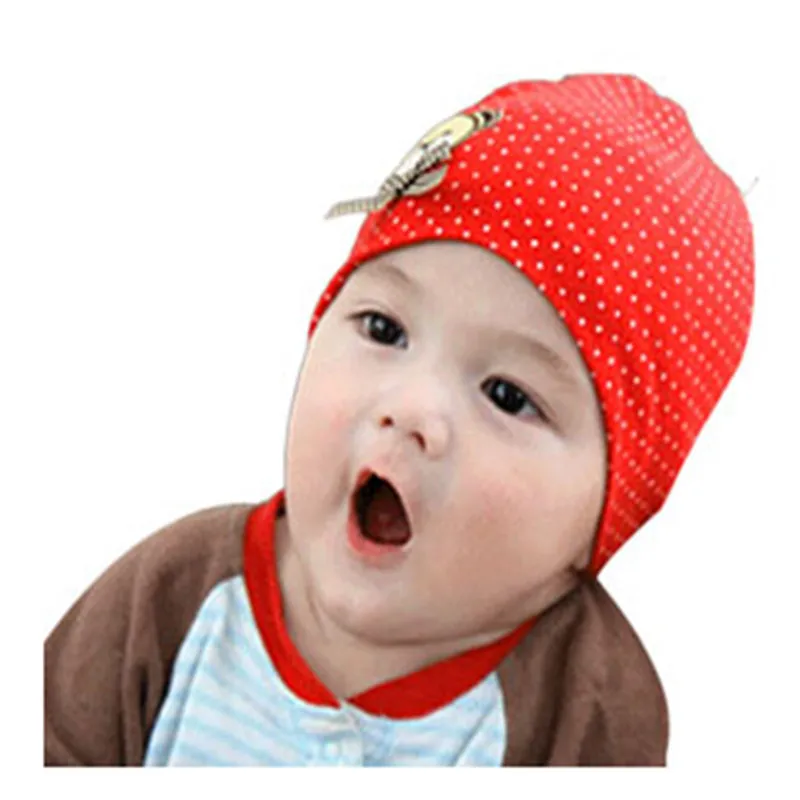 MUQDEW Kids Cap Hot Selling Spring Autumn Baby Head with Cute Little Bear Pattern Babys Cotton | Детская одежда и обувь
