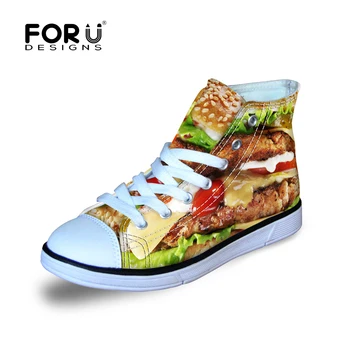 

FORUDESIGNS Kids Shoes Boys&Girls Walking Cycling Runing Sneakers for Children High Top Sport Canvas Shoes Kids Sneaker Shoes