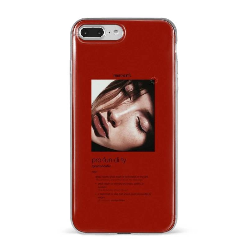 Эстетический красный Vaporwave аниме Ретро винтажный арт Kawaii чехол для iPhone X XS MAX 8 7 6S Plus 5 5S SE 11promax чехол для телефона XR Capa - Цвет: TPU