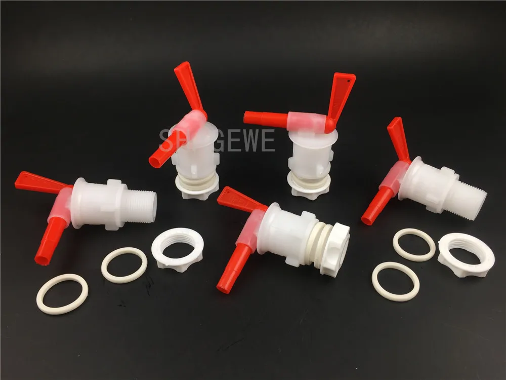 10pcslot Plastic Spigot Beer Brew Bottling Bucket Tap Homebrew Bar Accesories (7)