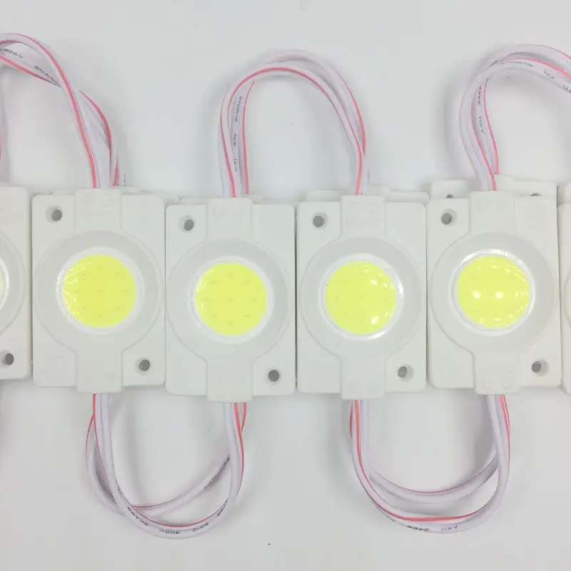 20 шт./партия 2,4 Вт впрыска COB Светодиодный модуль с объективом DC12V рекламный светильник, светодиодный подсветка для букв каналов, СВЕТОДИОДНЫЙ знак