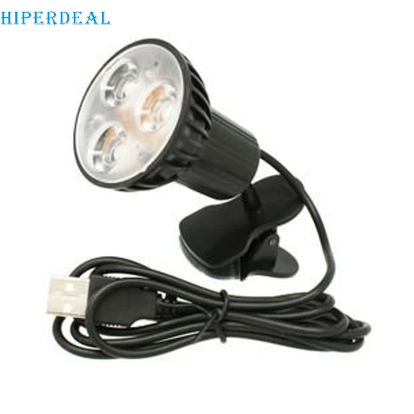 

HIPERDEAL Factory Price USB 3-LED Clip-on Table Desk Reading Light Lamp Bulb For Laptop Computer J10T Drop Shipping