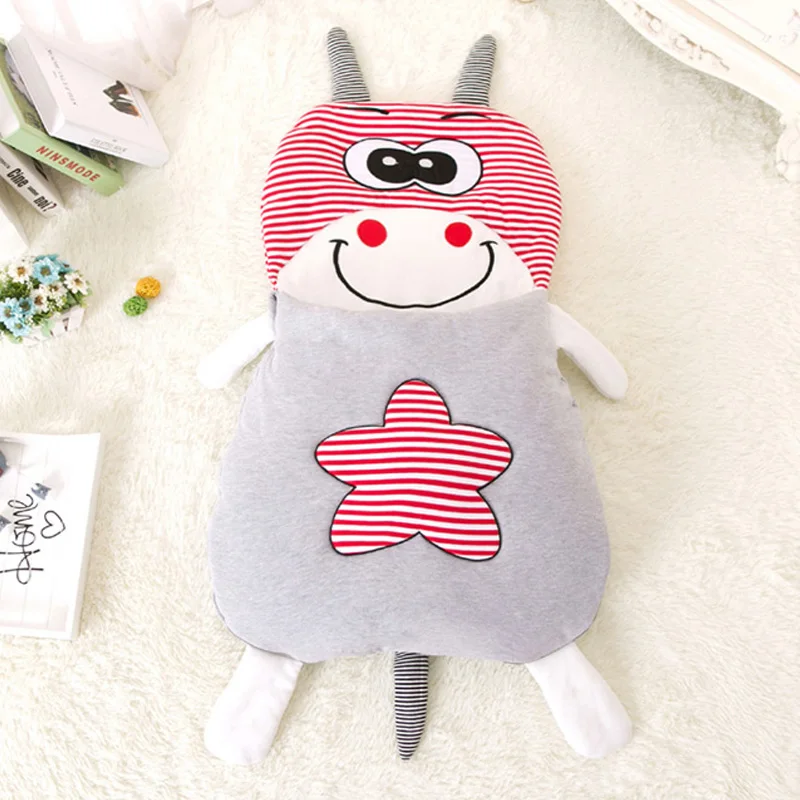 

Spring & Autumn Child Stroller Bed Sleepsacks Newborn Sleeping Bag Cute Cartoon Swaddle Blanket Wrap Bedding Baby Sleeping Bag