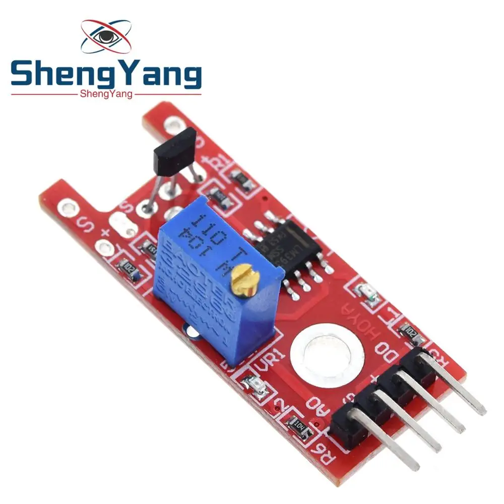 ShengYang умная электроника 4pin KY-024 линейные магнитные переключатели Холла скорость подсчета сенсор модуль для arduino DIY Kit