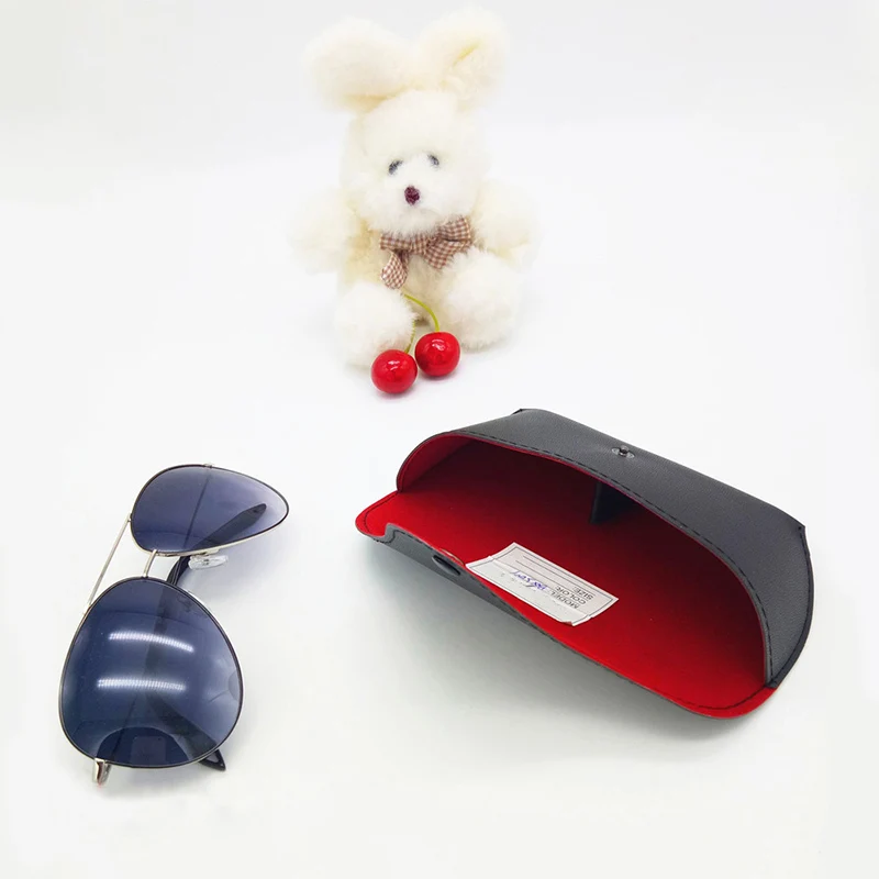 2019 New Oversize PU Leather Glasses Box For Men Women Fold-able Portable Soft Eyeglass Accessories plaid Sunglasses Case 2019 New Oversize PU Leather Glasses Box For Men Women Fold-able Portable Soft Eyeglass Accessories plaid Sunglasses Case