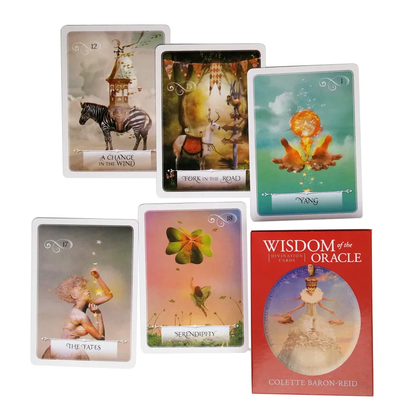 Wisdom of the Oracle Divination Cards: Ask and Know the mythic fate divination for fortune games 52 cards/set