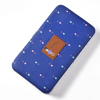 

Long Wallet Mobile Phone Bag Flower Wallet Zipper Buckle Packet Purse Clutch AB@W3 Women bag